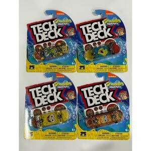 2025 Tech Deck Santa Cruz SpongeBob SquarePants Nickelodeon Complete Set of 4